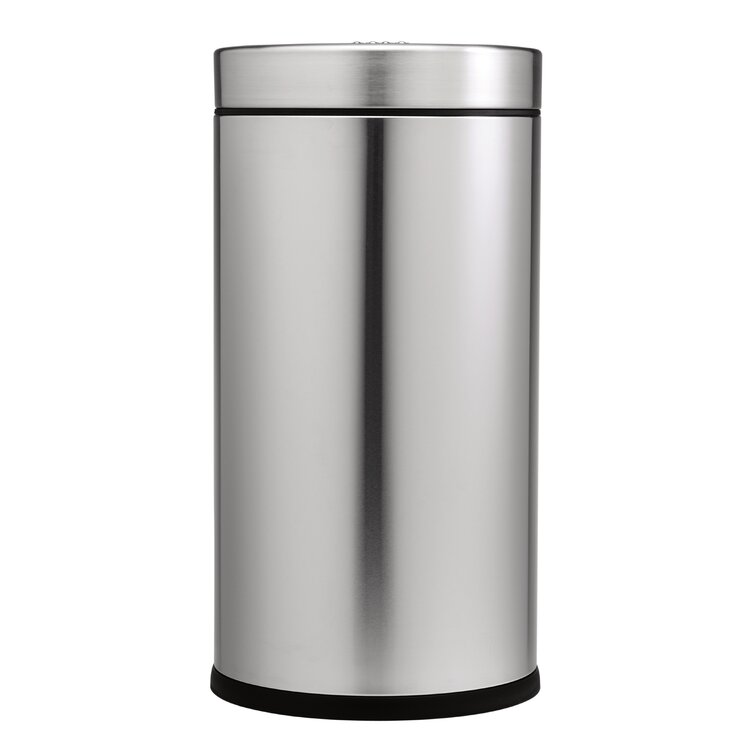 simplehuman 55 Liter Commercial Swing Top Trash Can, ADA-Compliant, Brushed  Stainless Steel